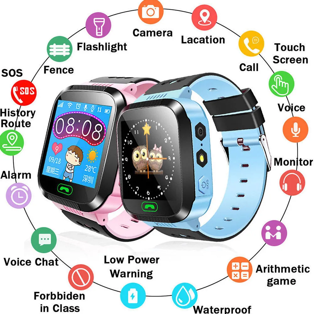 Smalody Kids Anti-lost SOS, GSM Tracking Watch (Make & Receive Calls, Electric Fence)