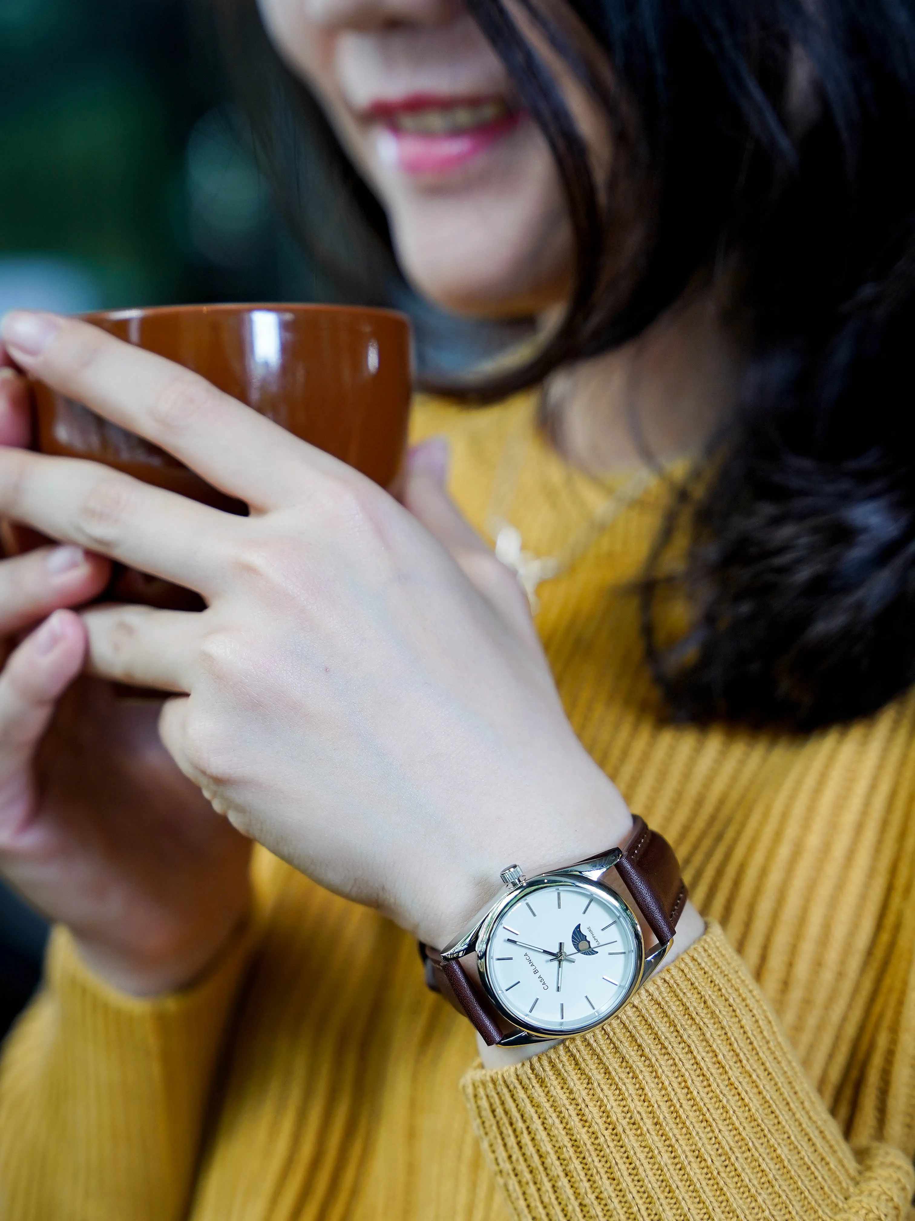 Solaire Moonphase Silver Watch