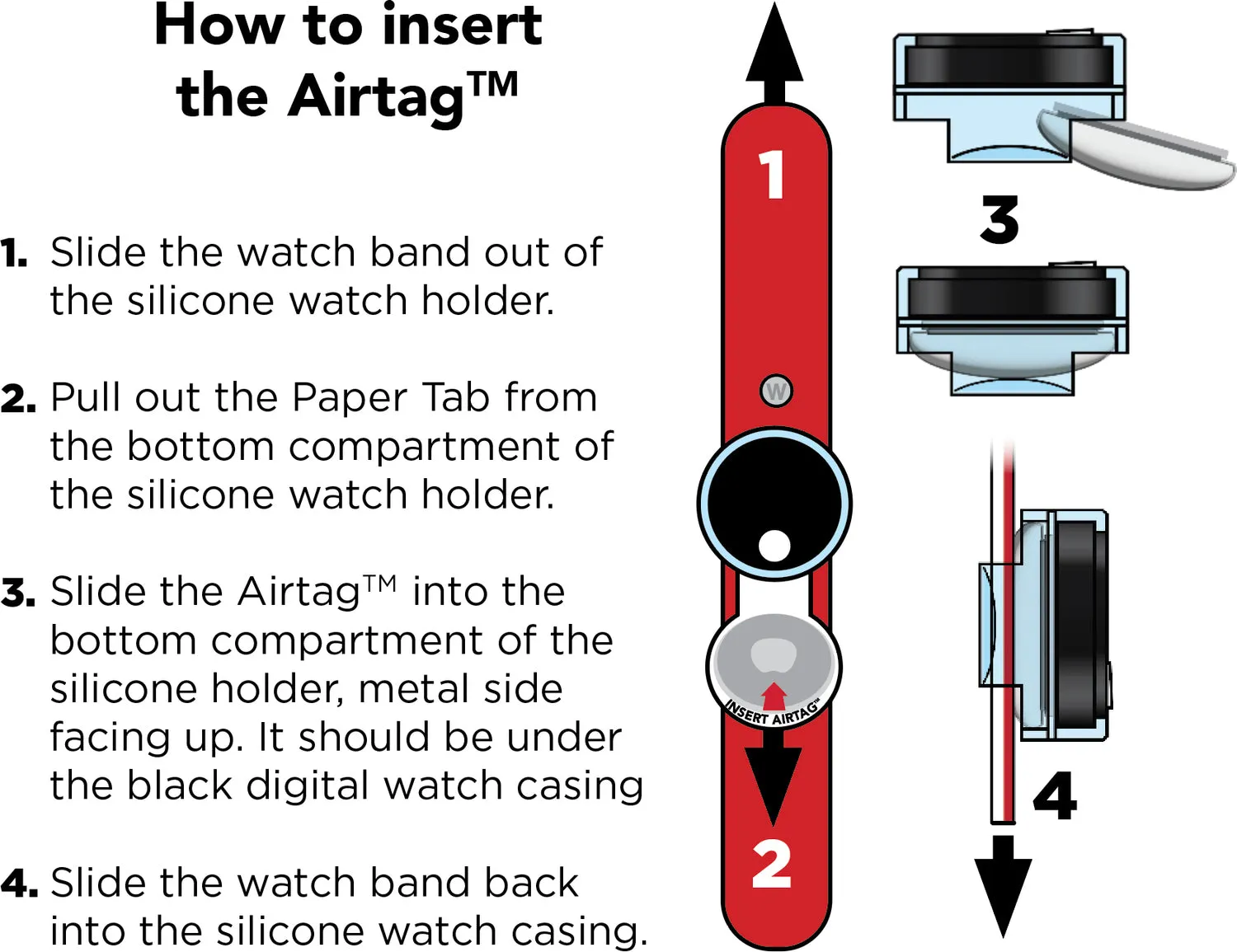 Tag'd Trackable Watch - Build Up