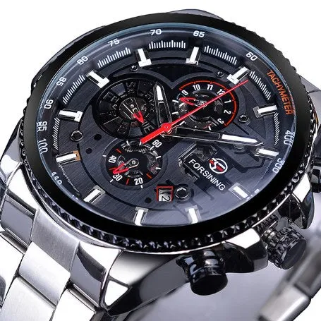 Three Dial Luxury Military Watch