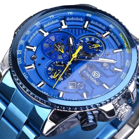 Three Dial Luxury Military Watch