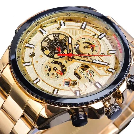 Three Dial Luxury Military Watch
