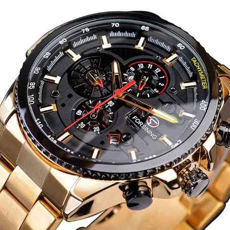 Three Dial Luxury Military Watch