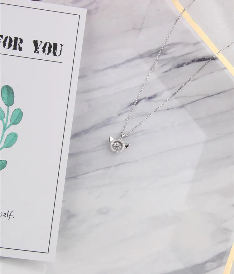 Unique Silver All-Match Necklace