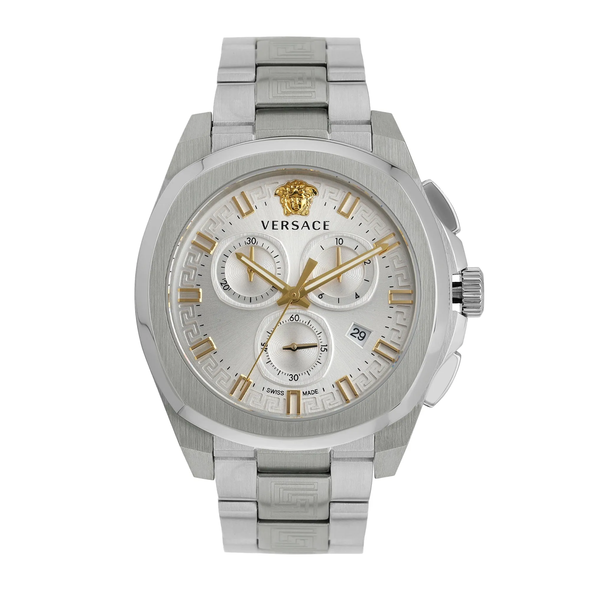 Versace White-Silver Dial Analog Men Watch - VE7CA0623