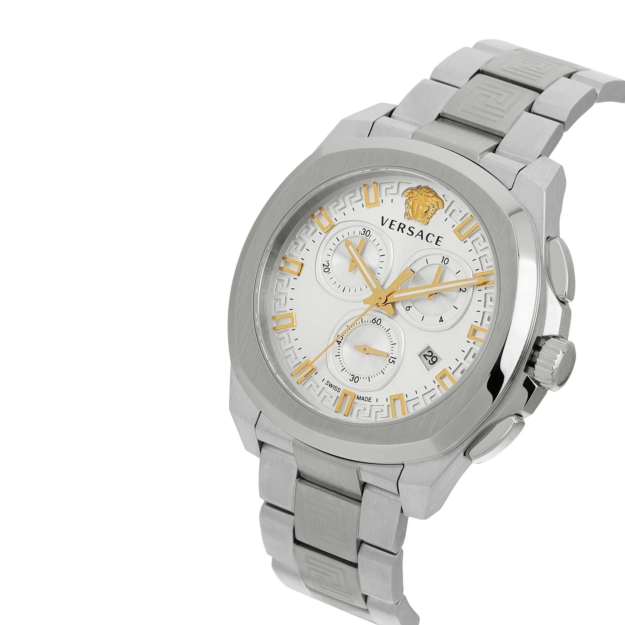 Versace White-Silver Dial Analog Men Watch - VE7CA0623