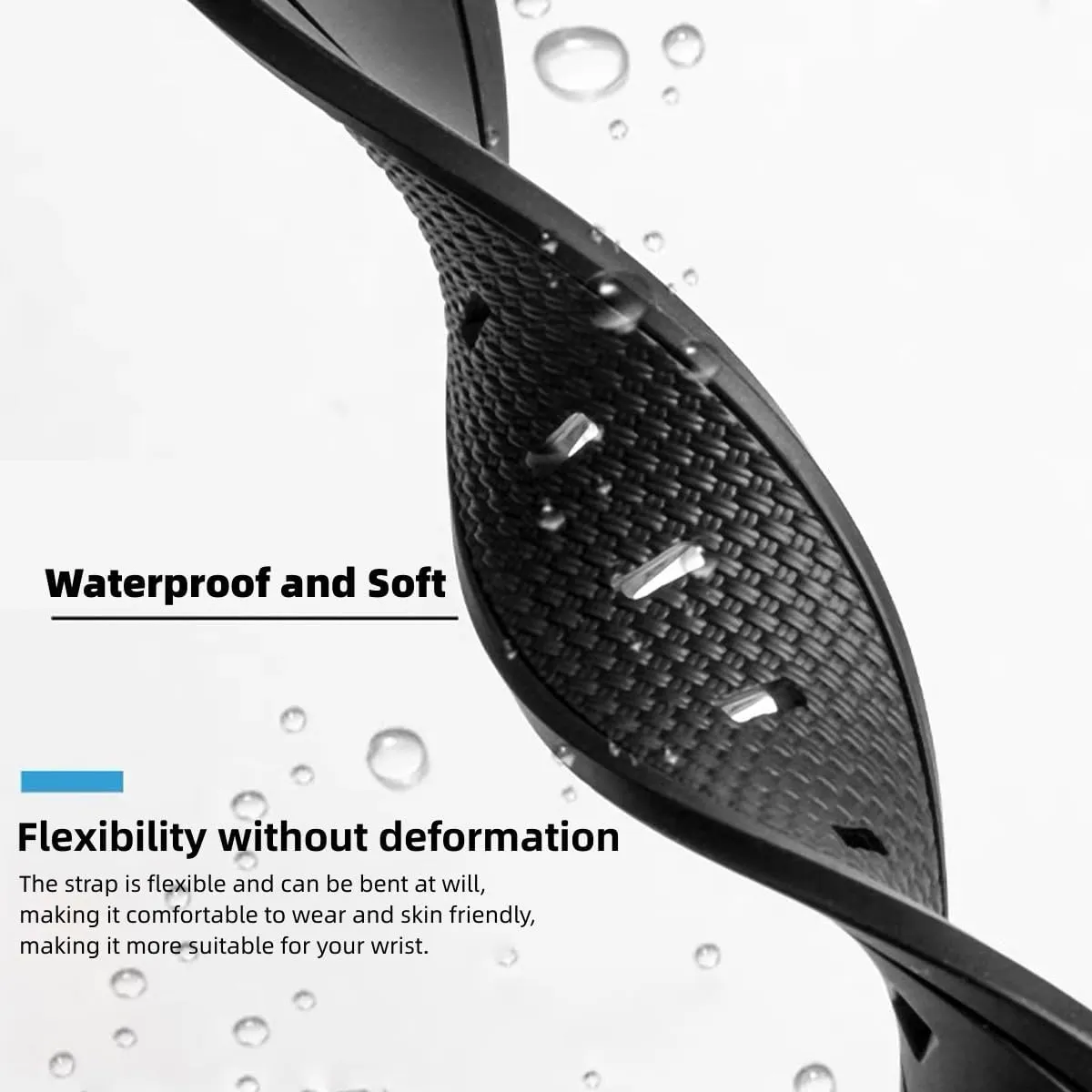 Watch Bands for Omega X Swatch Moonswatch Watch 20mm Curved Rubber Strap Silicone Watch Band Men Women Replacement Bracelet Omega MoonSwatch Speedmaster No Gap Strap