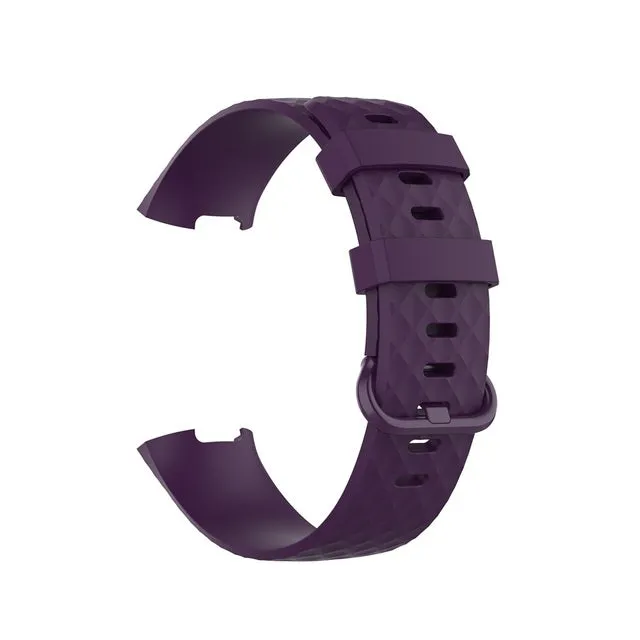Watch Bands Silicone Wristband Strap For Fitbit Charge 4&3 Bracelet Sport