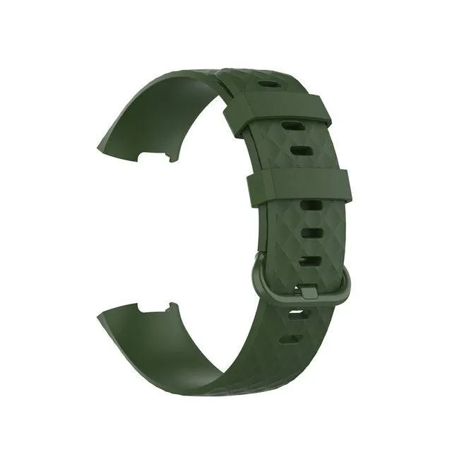 Watch Bands Silicone Wristband Strap For Fitbit Charge 4&3 Bracelet Sport