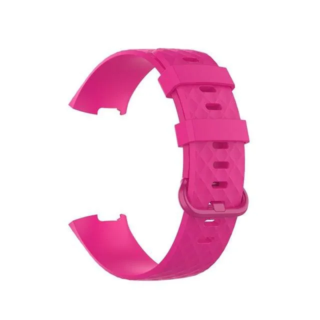 Watch Bands Silicone Wristband Strap For Fitbit Charge 4&3 Bracelet Sport