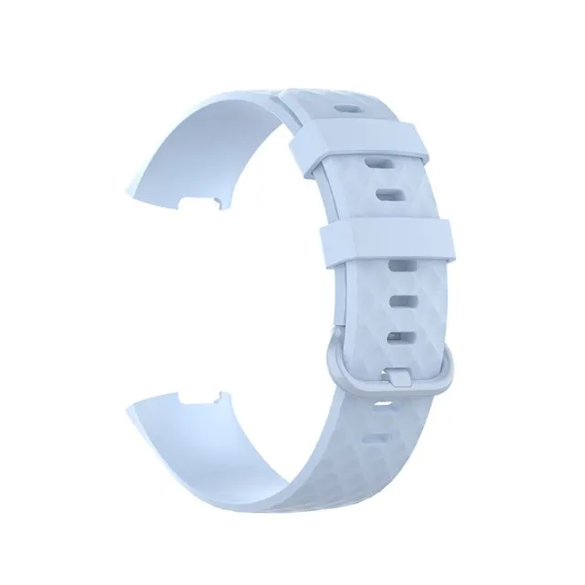 Watch Bands Silicone Wristband Strap For Fitbit Charge 4&3 Bracelet Sport