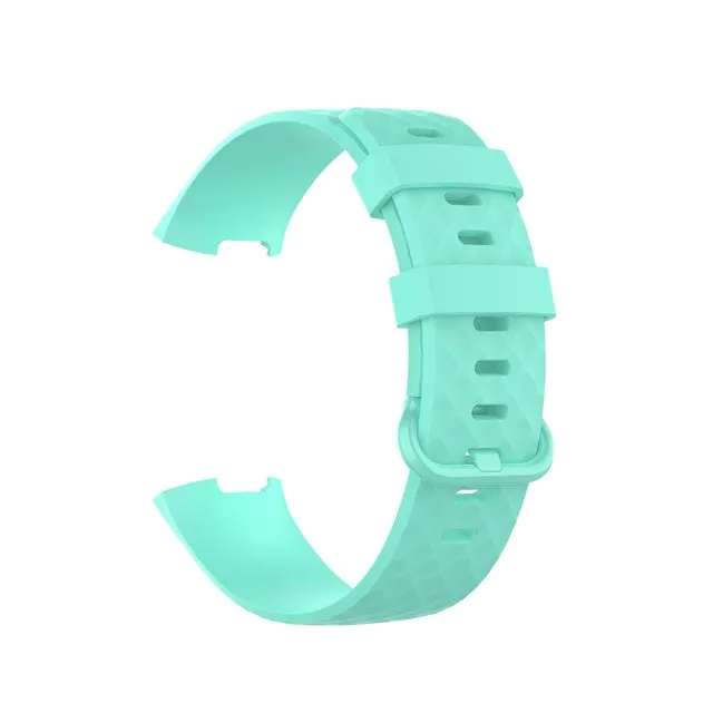 Watch Bands Silicone Wristband Strap For Fitbit Charge 4&3 Bracelet Sport