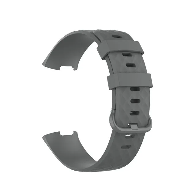 Watch Bands Silicone Wristband Strap For Fitbit Charge 4&3 Bracelet Sport