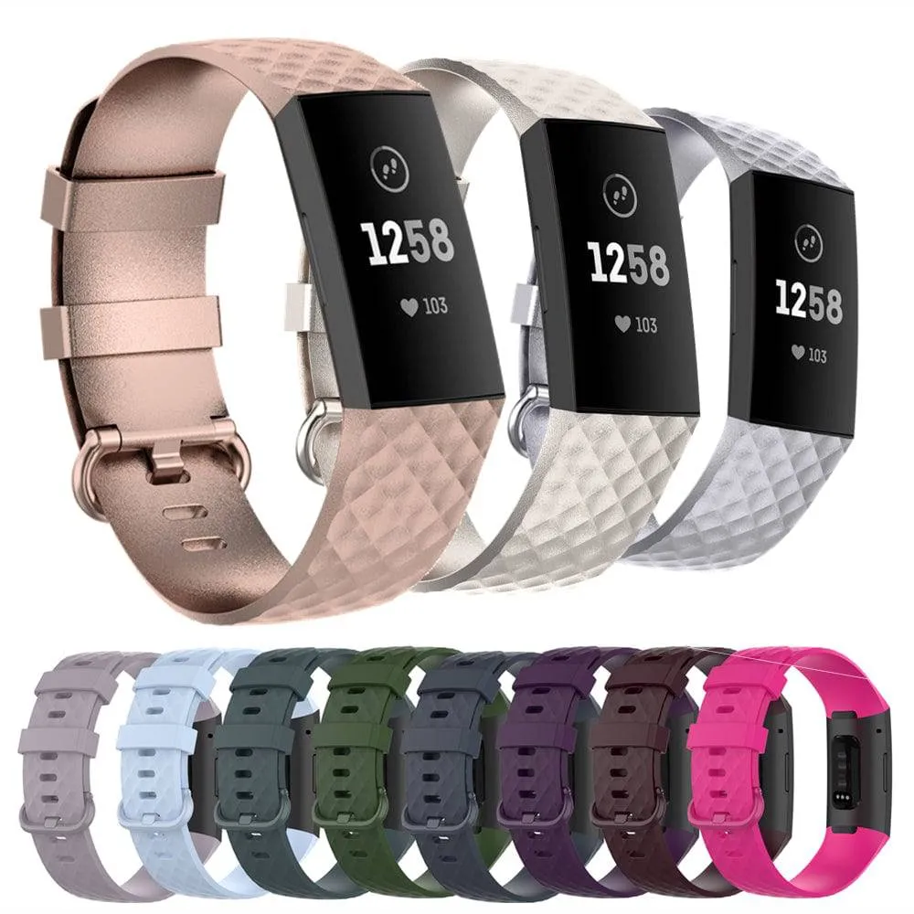 Watch Bands Silicone Wristband Strap For Fitbit Charge 4&3 Bracelet Sport