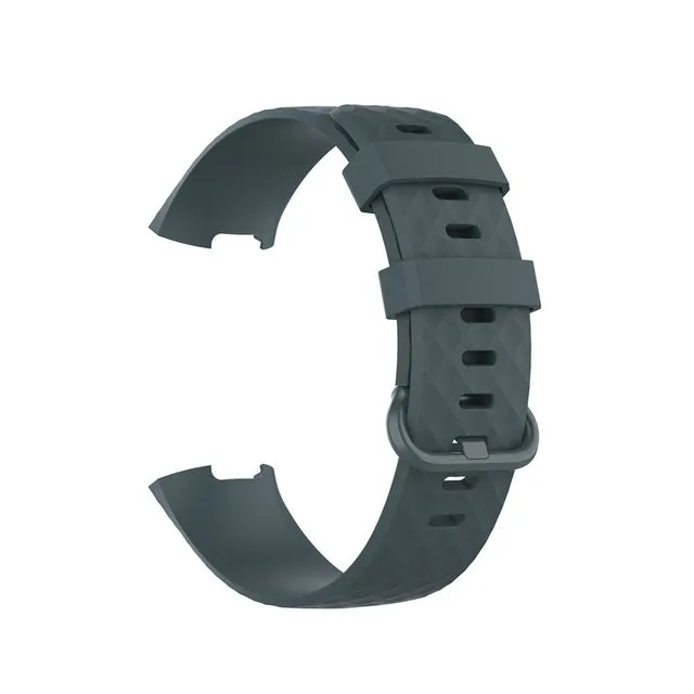 Watch Bands Silicone Wristband Strap For Fitbit Charge 4&3 Bracelet Sport