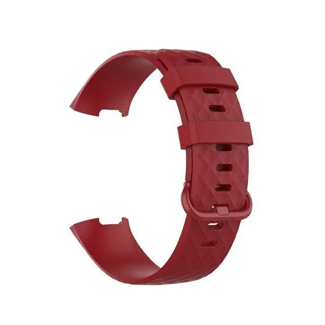Watch Bands Silicone Wristband Strap For Fitbit Charge 4&3 Bracelet Sport