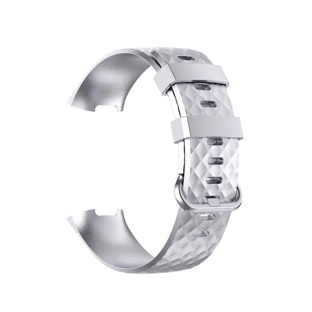Watch Bands Silicone Wristband Strap For Fitbit Charge 4&3 Bracelet Sport