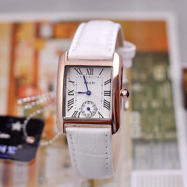 Women High Quality Waterproof KEZZI Brand Leather Strap fashion gold Dress Watch Ladies Quartz Watch